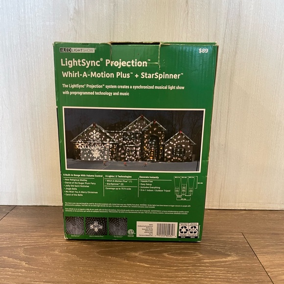 Christmas LED Lightshow Projection LightSync with Sound Clear - Picture 2 of 5